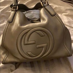Gucci soho cellarius golden beige leather